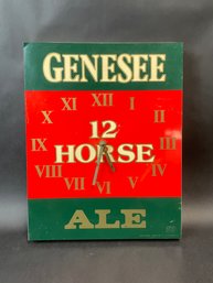 Genesee 12 Horse Ale Advertising Sign