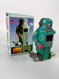 Vintage Spark Robot Tin Toy
