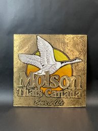 Vintage Molson Beer Sign