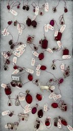 Large Lot Of Earrings / Pendants - 55 Total - Over $750 Retail!!