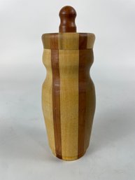 Turned Wood Canister