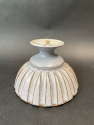 Mid Century Pottery Oil Lamp