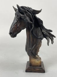 Horse Sculpture Signed