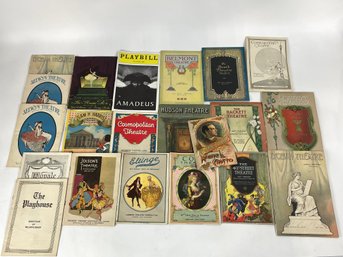 Group Of Antique Playbills