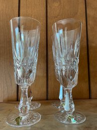 Set Of Four NEW Vintage Waterford Crystal Glasses