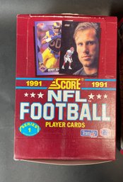 1991 Score Football Complete Wax Box