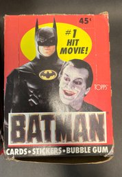 1989 Topps Batman Cards Complete Wax Box