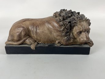 Laying Lion Sculpture