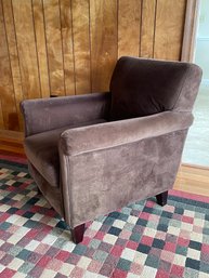 Brown Microfiber Armchair