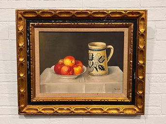 Andras Gombar Still Life With Apples