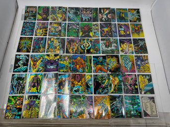 1992 Marvel Silver Surfer Prizm Complete  Set 1-72