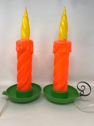 Vintage Blow Mold Candles
