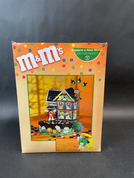 Vintage Dept 56 M&MS Haunted House Candy Dish In Original Box