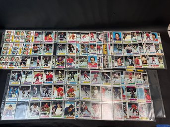 1977 Topps Hockey Partial Set Lot Stars And Hofers Included