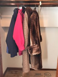 Vintage Clothing Including A Nice Fur Coat