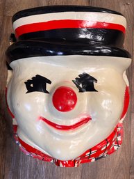 HUGE Blow Mold Style Snowman Head For Decor!