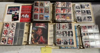 Large Lot Of Sports Card Binders (2)