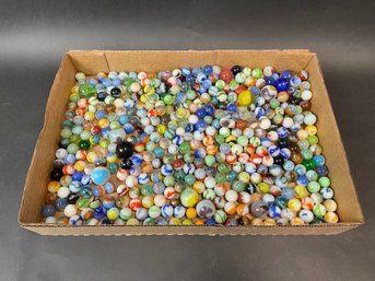 Huge Lot Of Vintage Marbles