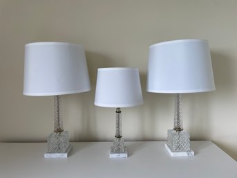 Group Of Three Vintage Lamps