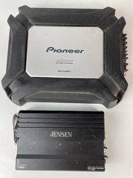 Lot Of Amplifiers - Jensen And Pioneer - Untested
