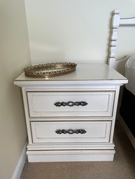 Vintage Two Drawer Nightstand