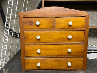 Antique Diminutive Chest Of Drawers Maple