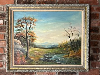 Vintage Landscape Signed Heath