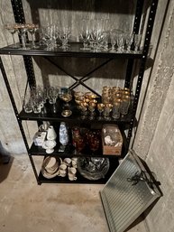 Large Lot Of Vintage Glassware And Home Decor