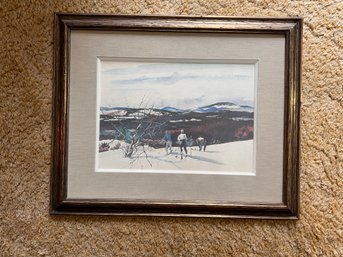 Vintage Ski Team Print