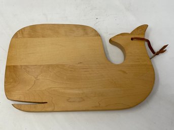 Vintage Whale Shaped Cutting Board