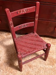 Folk Art Childs Chair