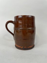 Large Redware Mug - As Is