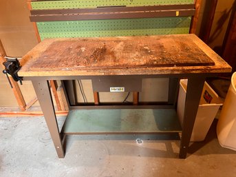 Hirsch Workbench With Small Vise