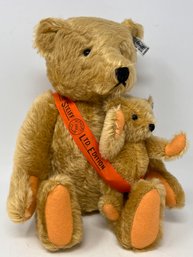 Steiff Teddy Bears Mama And Baby Cub Limited Edition 1981 (C)