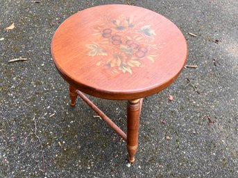 Signed Hitchcock Stool / Table
