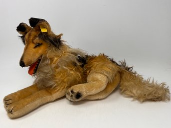 Vintage Steiff Mohair Collie Dog 2343 (E)