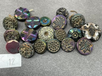 Incredible Victorian Button Lot (12)