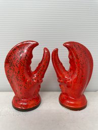 Vintage Lobster Claw Salt & Pepper Shakers S18