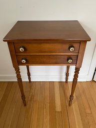 Hitchcock 2 Drawer 'work' Side Table In Great Condition