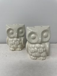 Vintage Owl Salt & Pepper Shakers S21