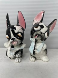 Kitsch Frenchie Salt & Pepper Shakers S22