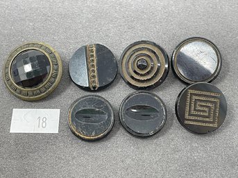 Antique Button Lot (18)