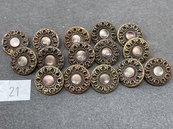 Antique Victorian  Button Lot (21)