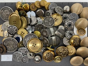 Huge Vintage Button Lot (26)