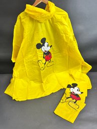 Vintage Mickey Mouse Ponchos