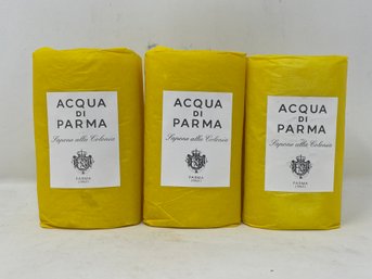 Lot Of Three Aqua Di Parma Soap Bars