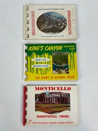 Group Of Three Vintage Souvenir Photo Books