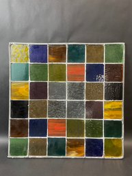 Vintage Leaded Glass Panel