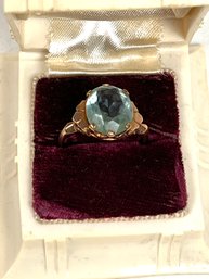 10k Gold Gemstone Ring Antique