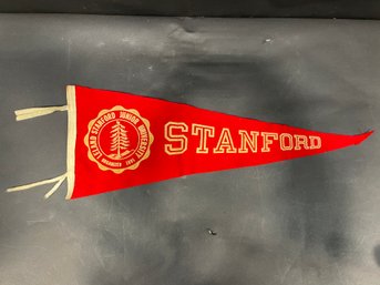 Vintage Stanford University Felt Pennant
